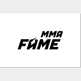 FAME MMA black Posters and Art